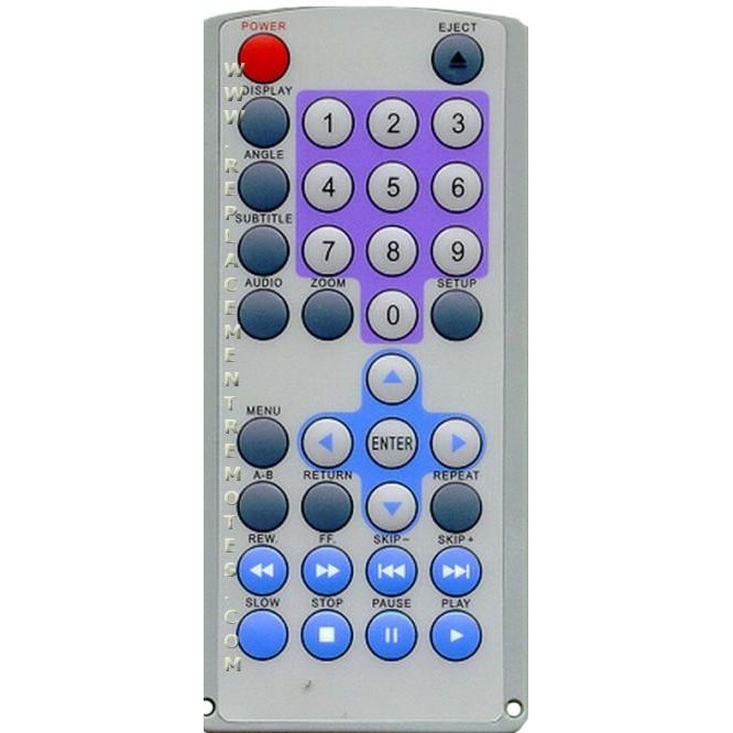 Audiovox 42MA0101 DVD Remote Control