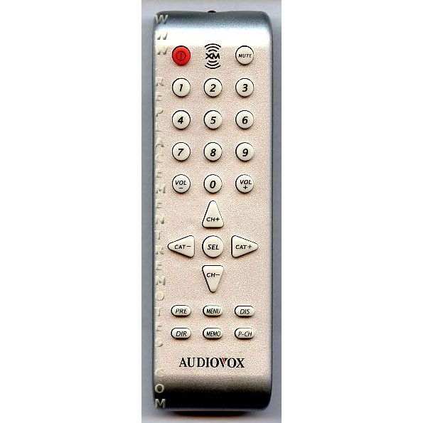 Audiovox 8113637730 Satellite Remote Control