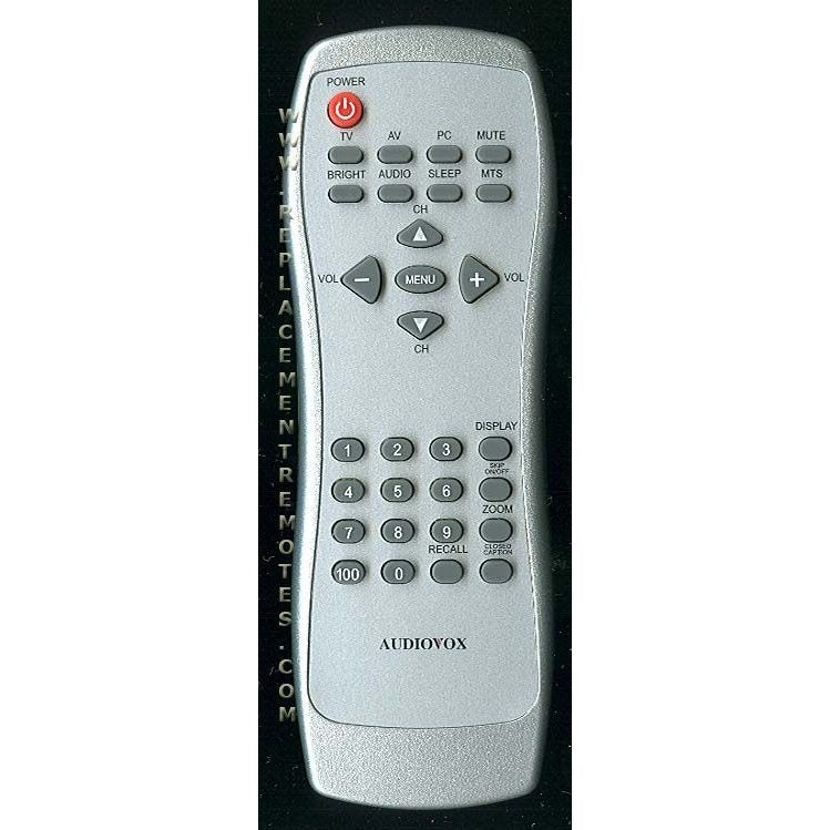 Audiovox AVOX001 TV Remote Control