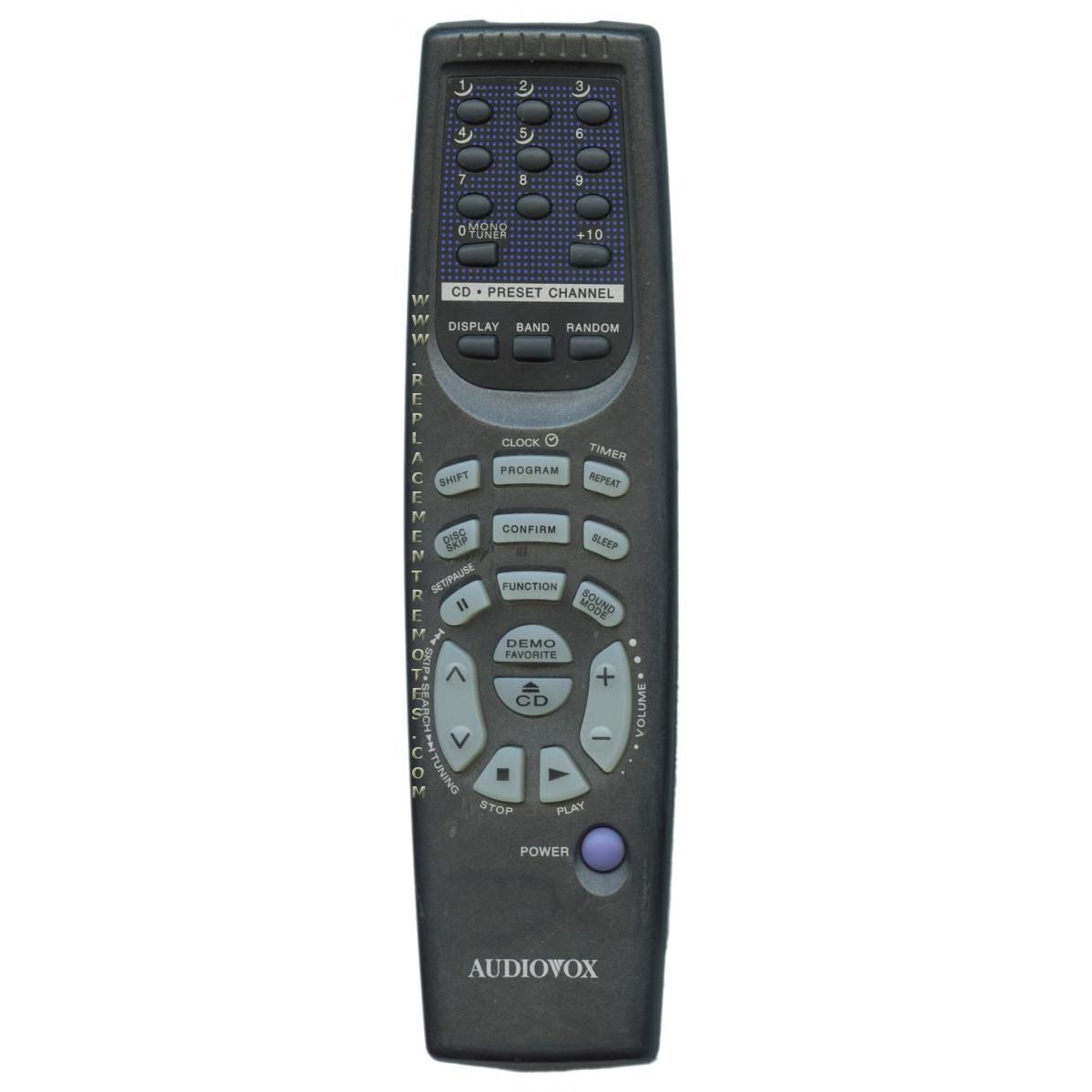 Audiovox AVOX002 Audio Remote Control