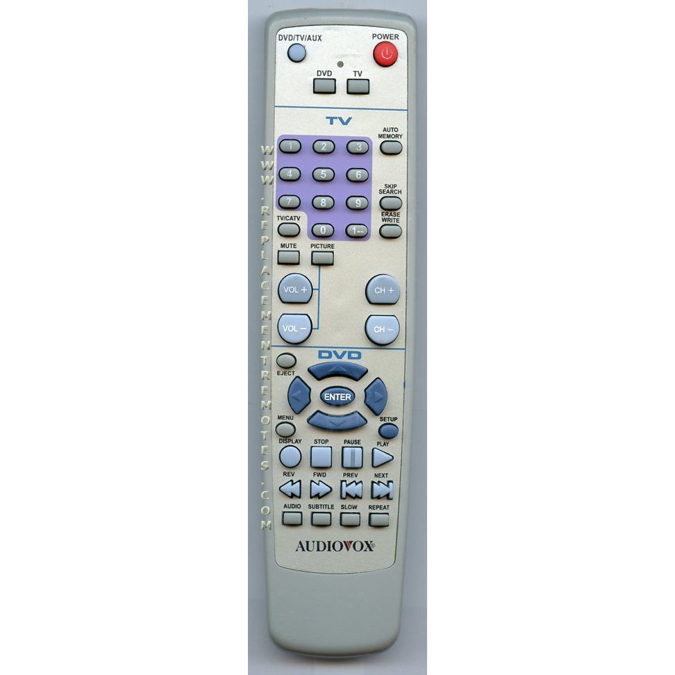 Audiovox AVX004 TV/DVD Remote Control