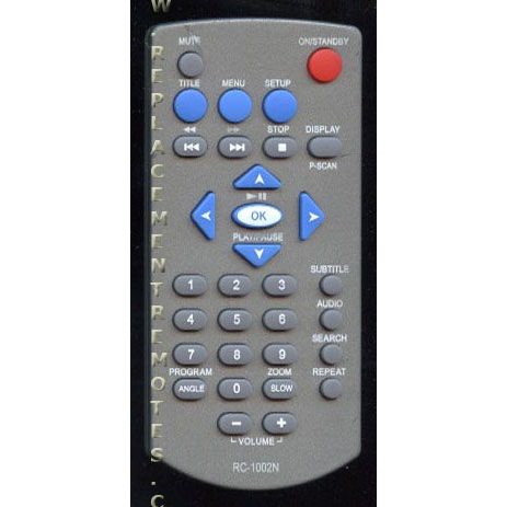 Audiovox RC1002N DVD Remote Control