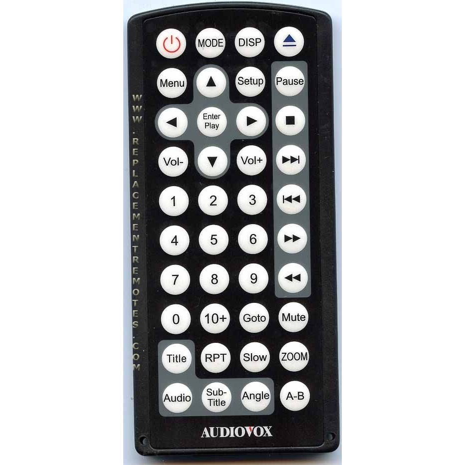 Audiovox RCNN200 DVD Remote Control