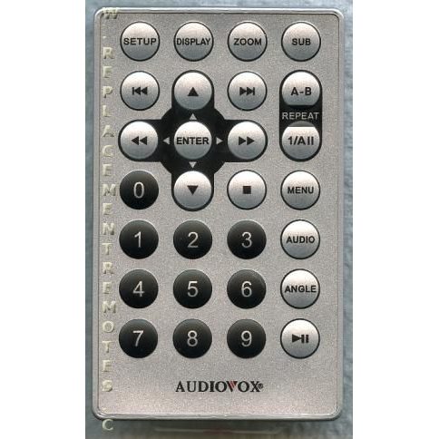 Audiovox RCNN227 DVD Remote Control