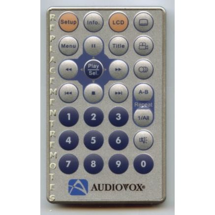 Audiovox RCNN264 DVD Remote Control