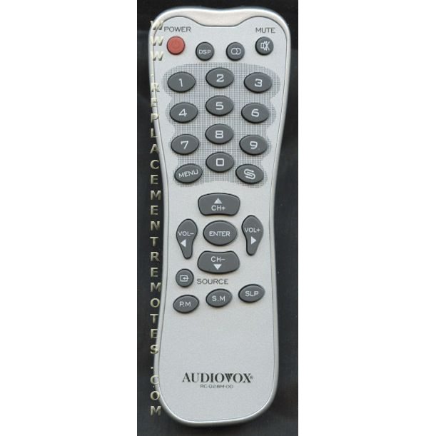 Audiovox RCQ28M0D TV Remote Control