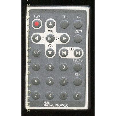 Audiovox SJC9624 TV Remote Control