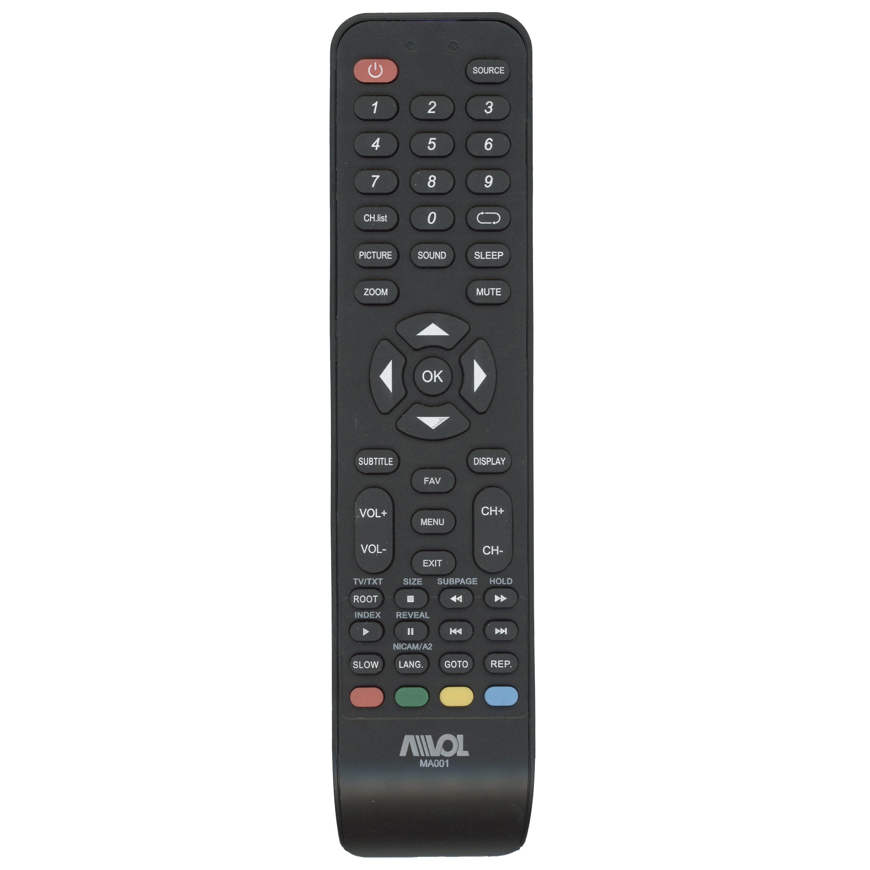 Avol MA001 TV Remote Control