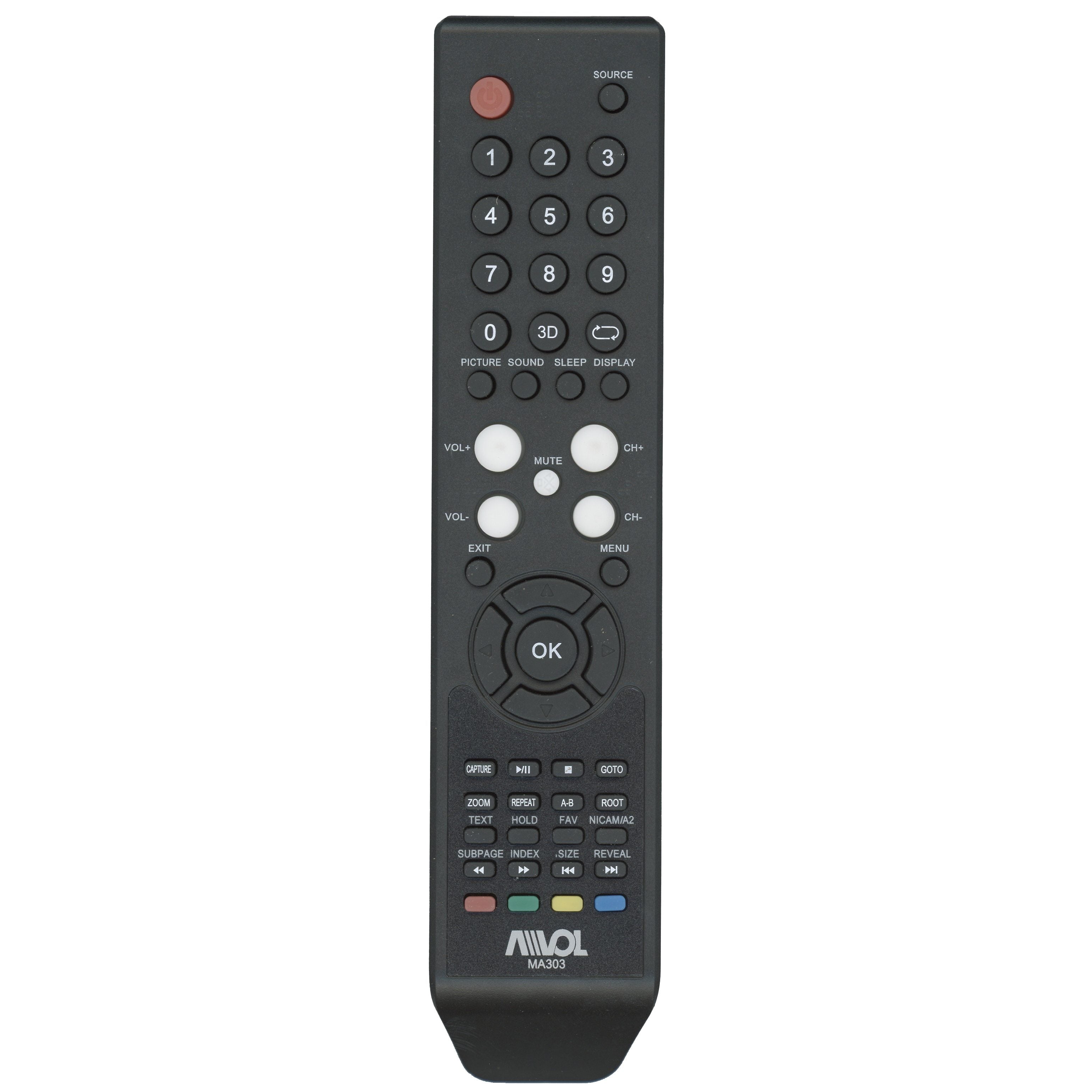 Avol MA303 TV Remote Control