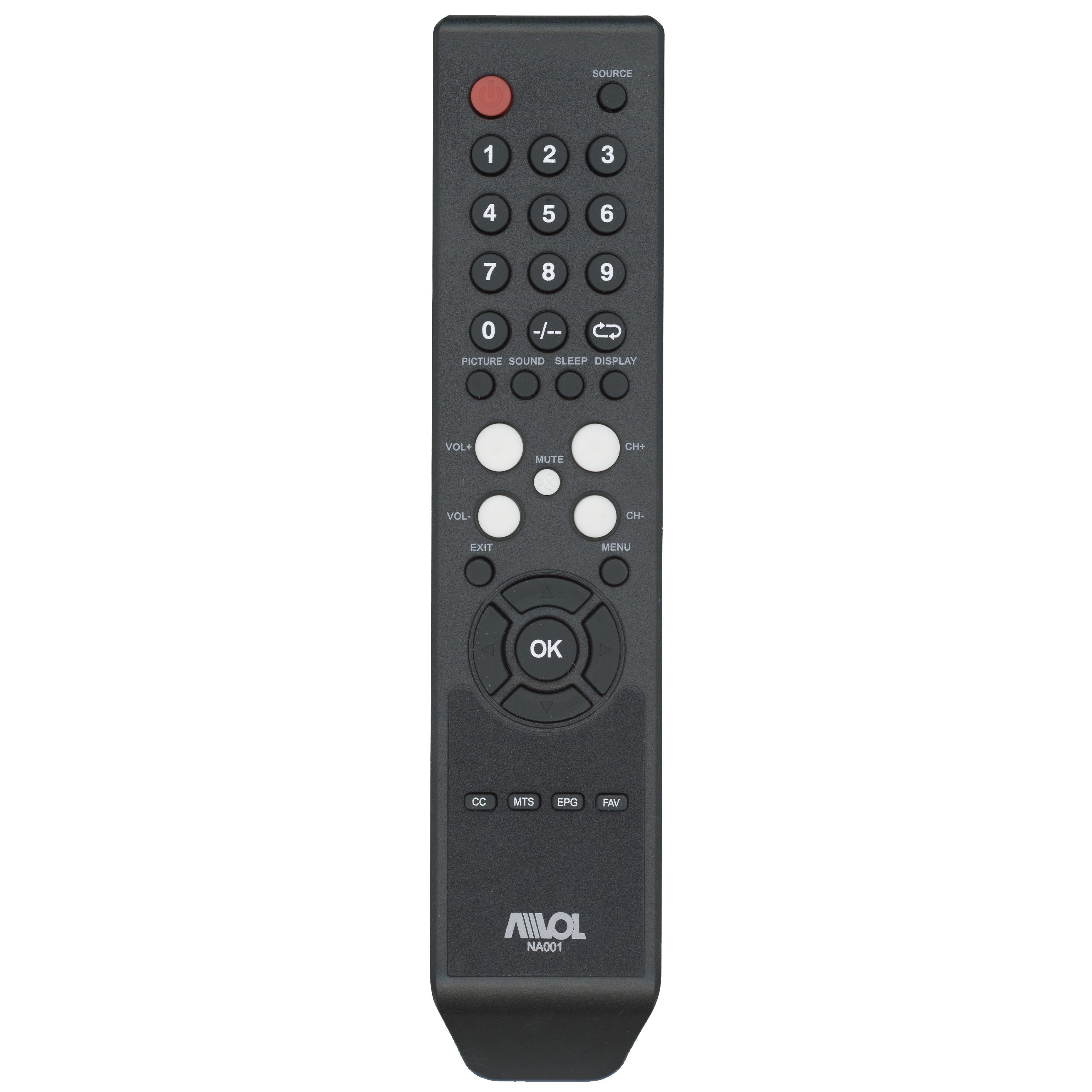 Avol NA001 TV Remote Control