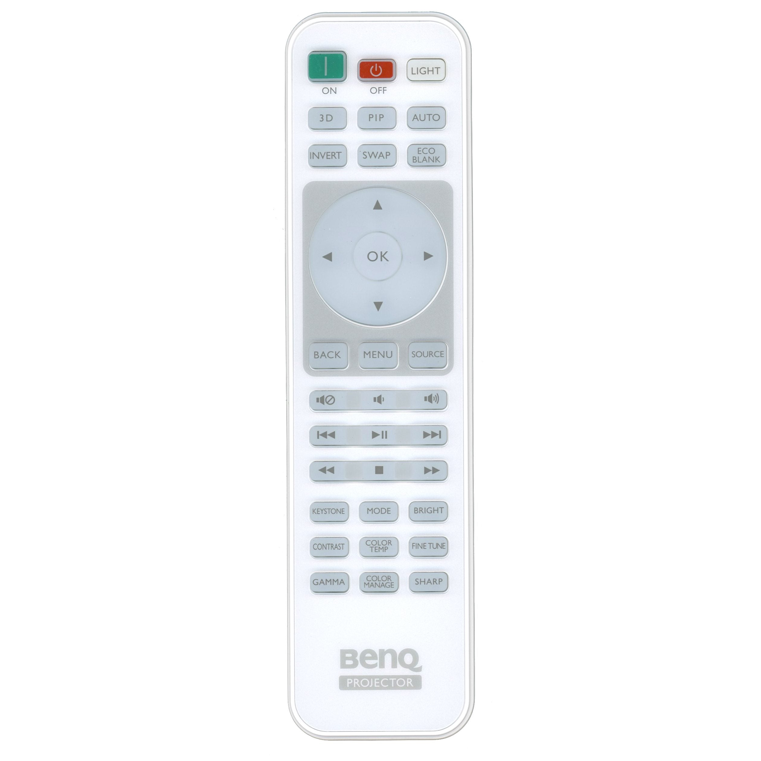 BenQ 1051B-2564 Backlit Projector Remote Control