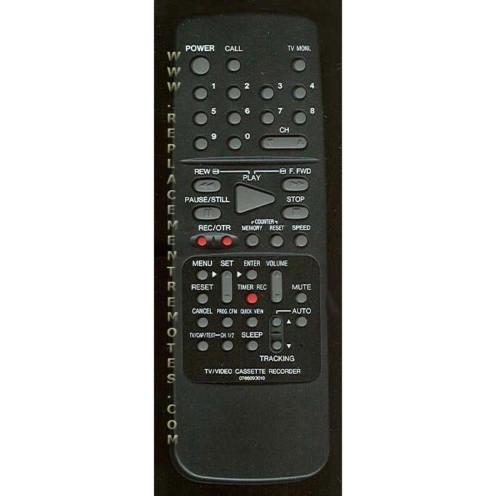 Broksonic 076609301B TV/VCR Remote Control