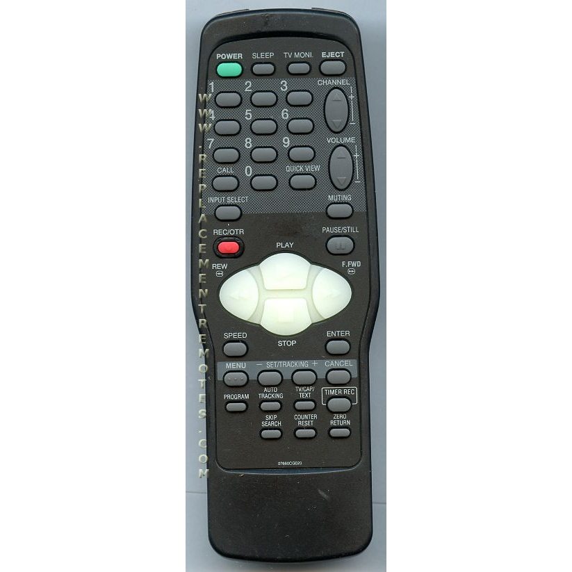 Broksonic 07660CG020 TV/VCR Remote Control