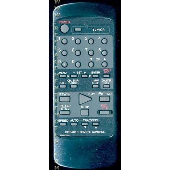 Broksonic 076R0CE010 TV/VCR Remote Control