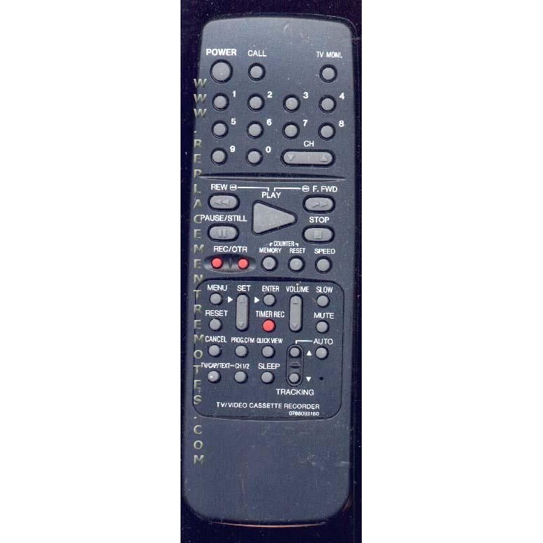 Broksonic 1302Z VCR Remote Control