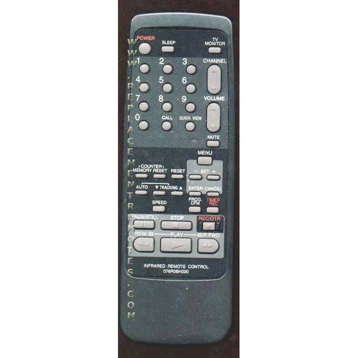 Broksonic AH630 VCR Remote Control