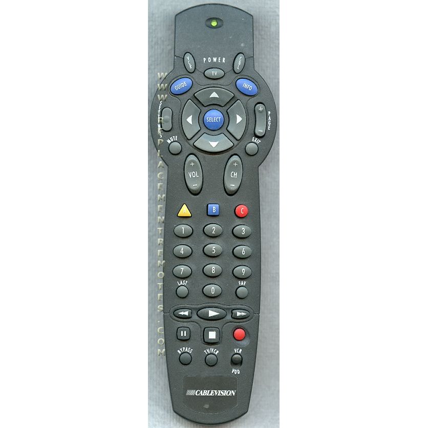 Cablevision RC1835CV20 Cable Remote Control