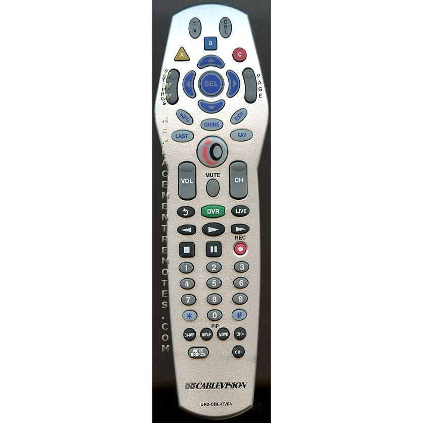 Cablevision UR2CBLCV04 Cable Remote Control