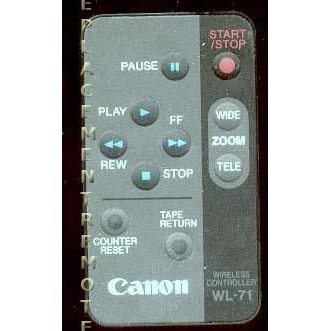 Canon WL71 Video Camera Remote Control