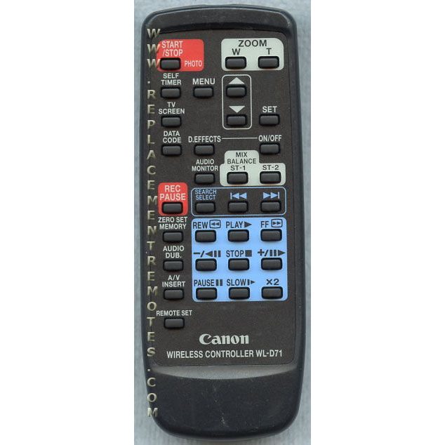 Canon WLD71 Video Camera Remote Control