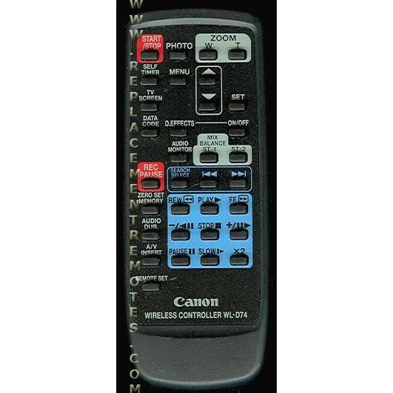 Canon WLD74 Video Camera Remote Control