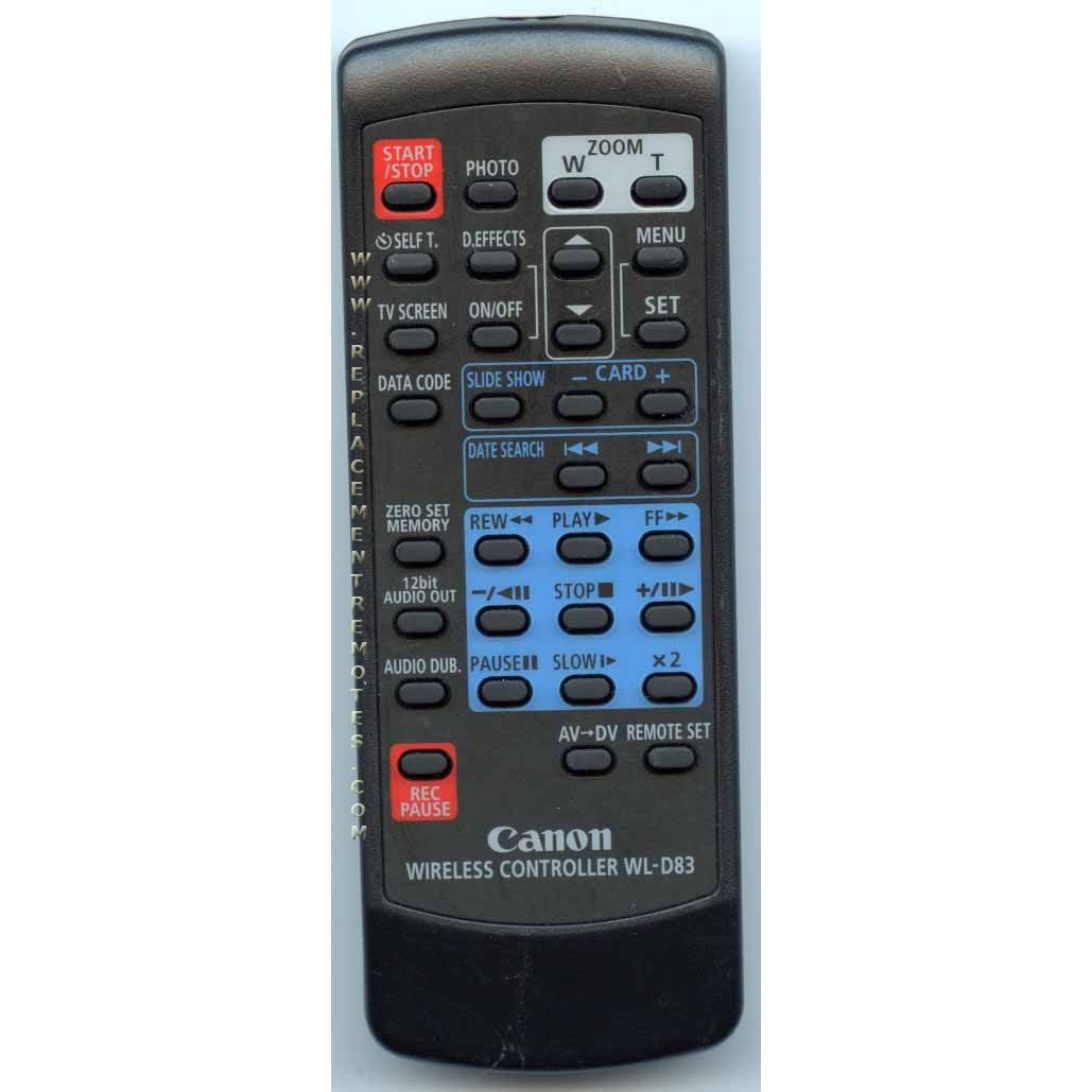 Canon WLD83 Video Camera Remote Control