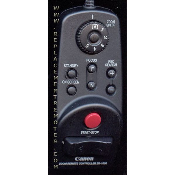 Canon ZR1000 Video Camera Remote Control