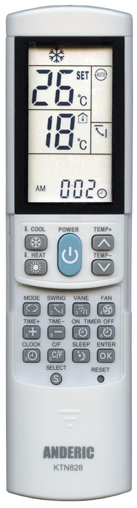 KTN828 Air Conditioner / Mini-split Universal Remote Control