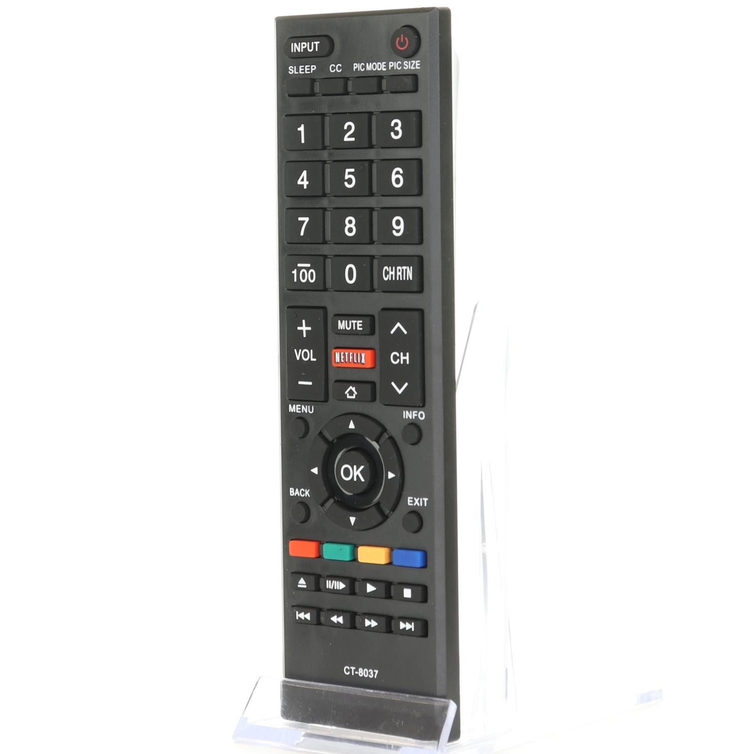 CT8037 Remote Control for Toshiba TVs