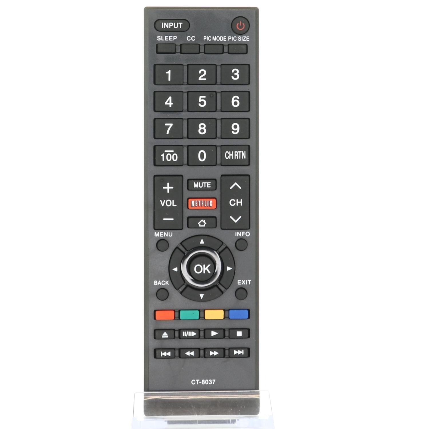 CT8037 Remote Control for Toshiba TVs