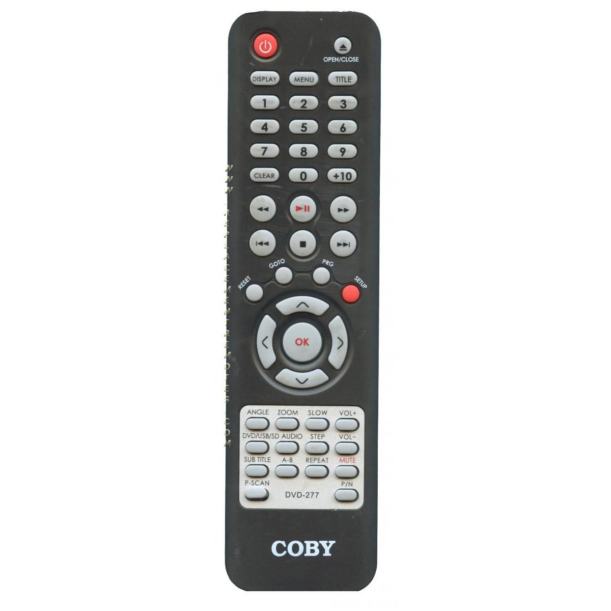 Coby DVD277 DVD Remote Control