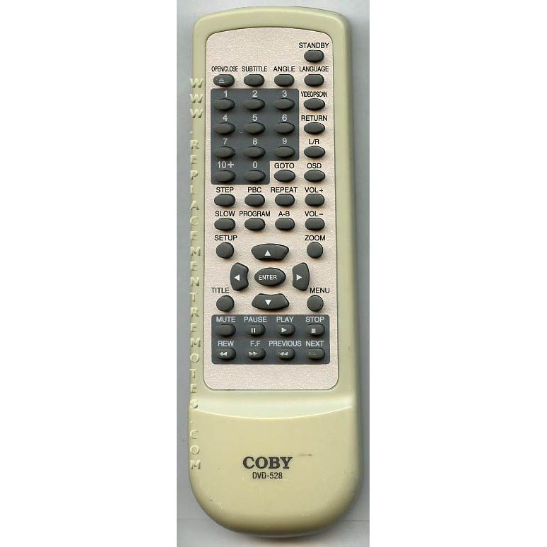 Coby DVD528 DVD Remote Control