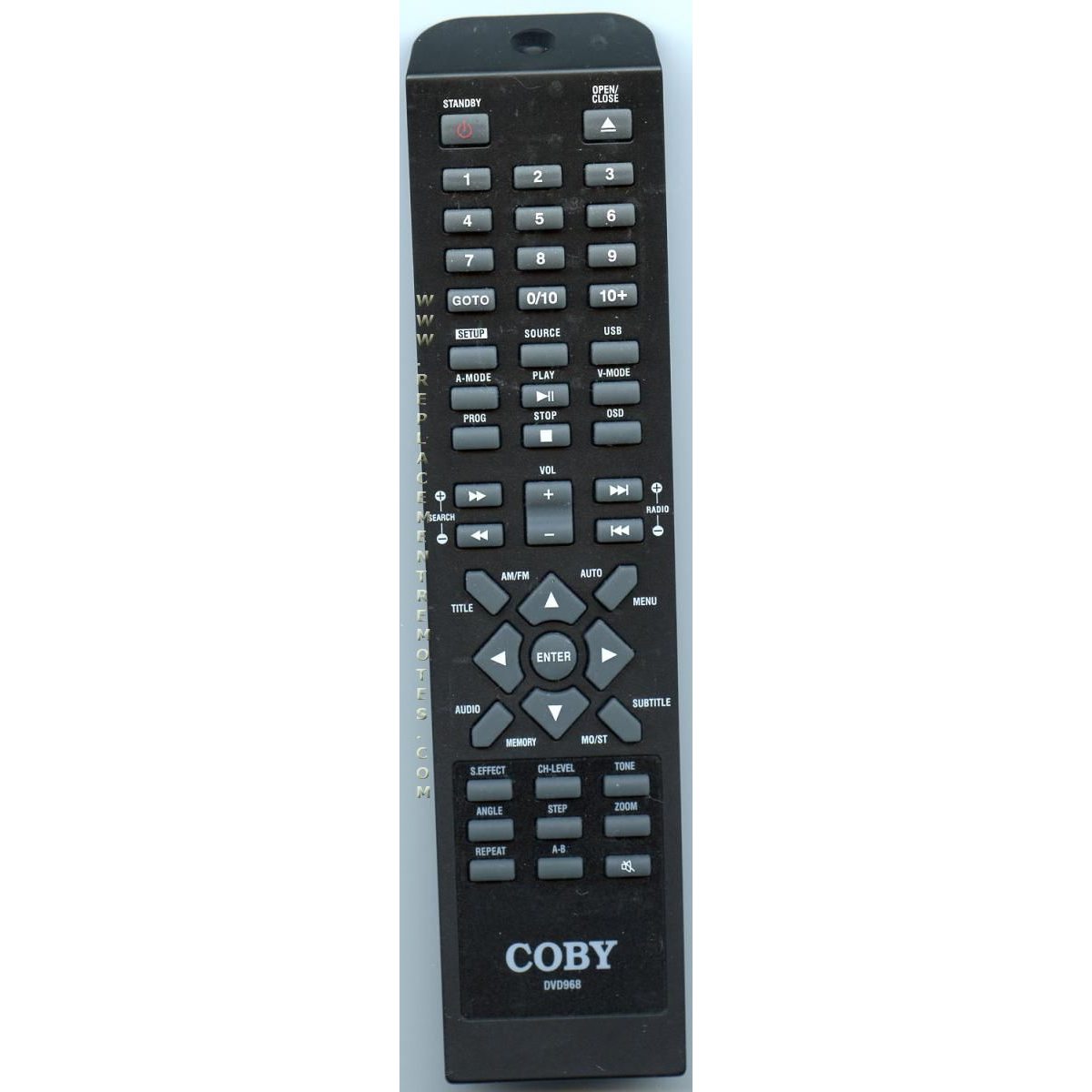 Coby DVD968 DVD Remote Control