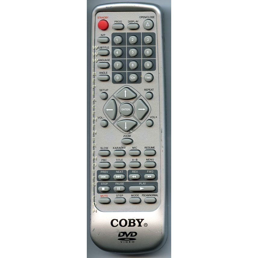 Coby KF8000X DVD Remote Control