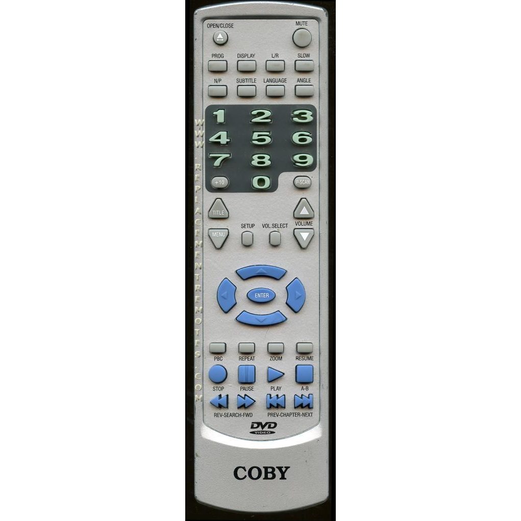 Coby KF8999A DVD Remote Control