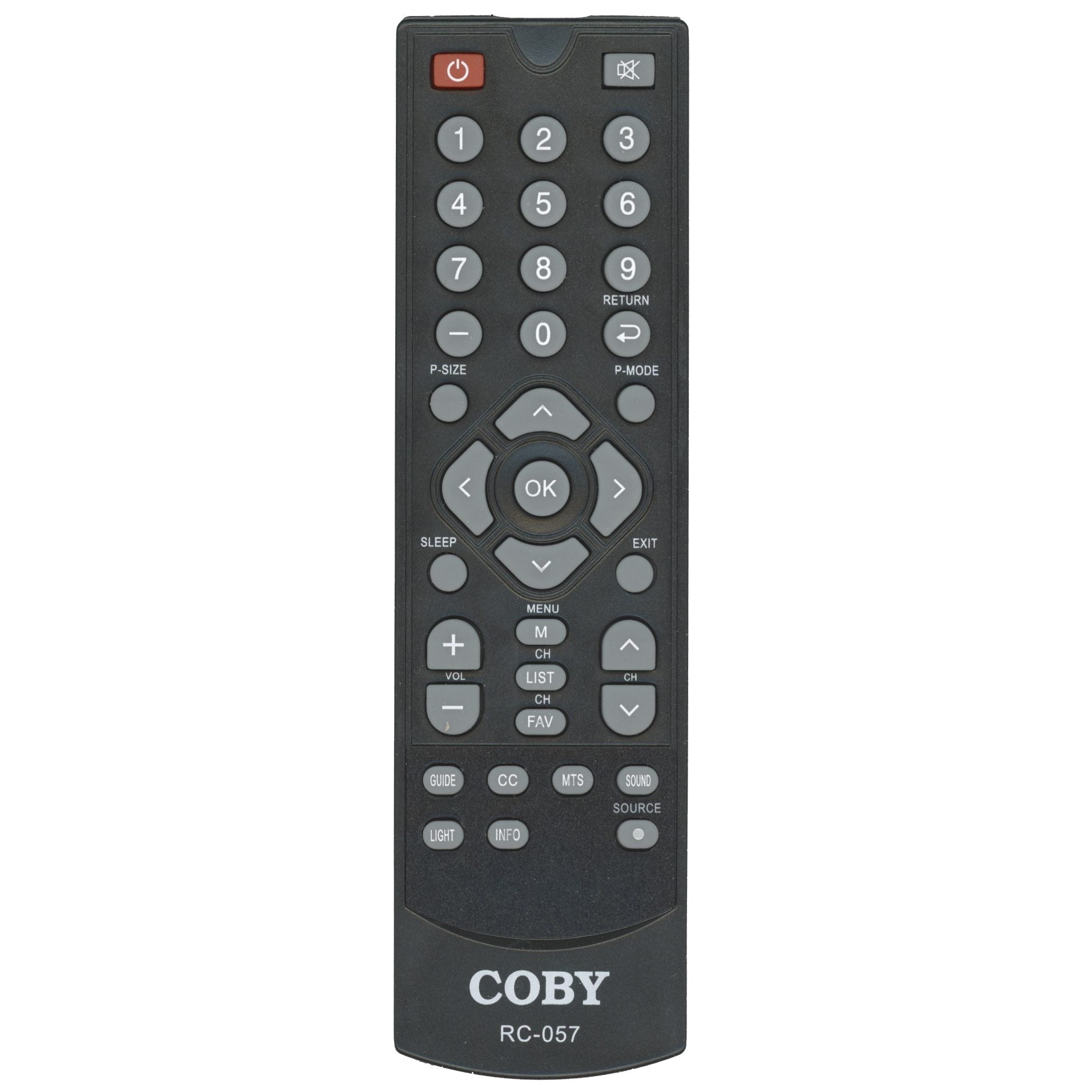 Coby RC057 TV Remote Control