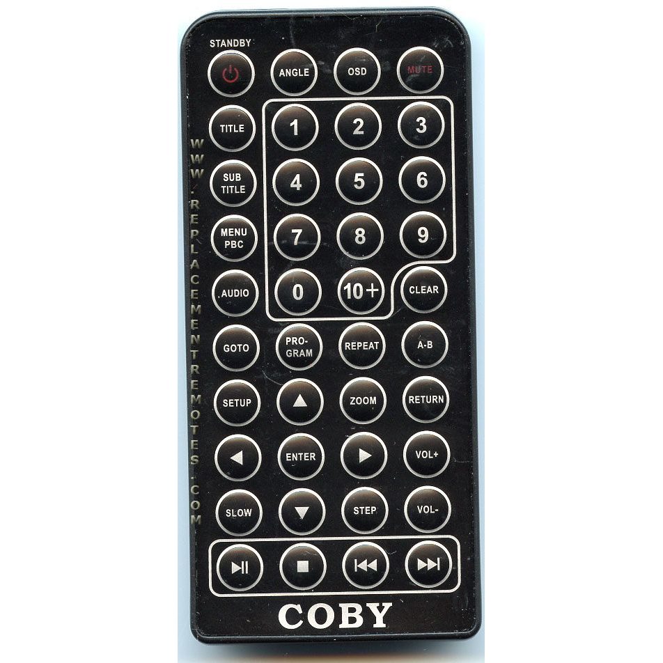 Coby RCNN170 DVD Remote Control