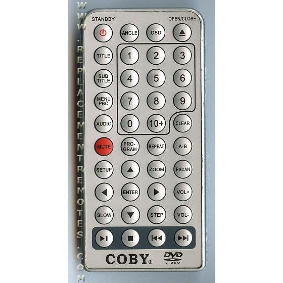 Coby RCNN42 DVD Remote Control