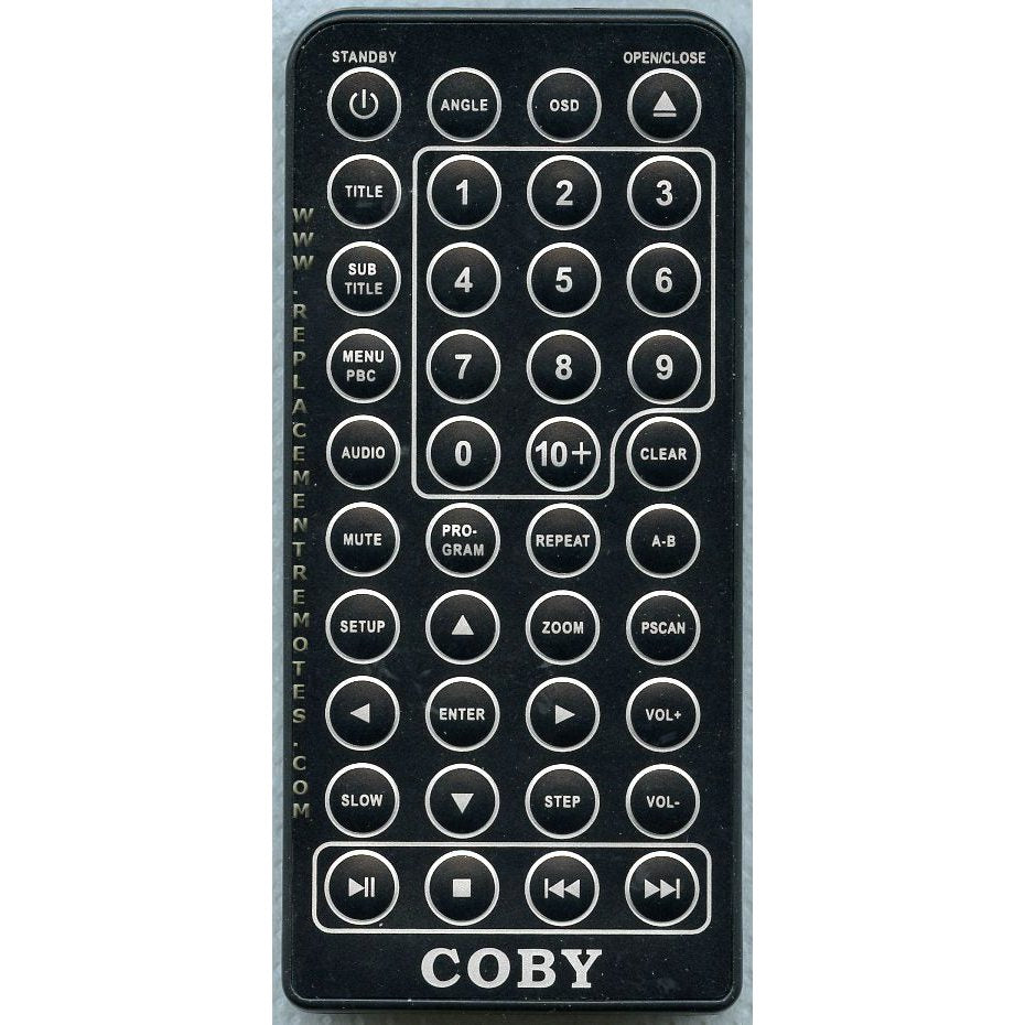 Coby RCNN42BL DVD Remote Control