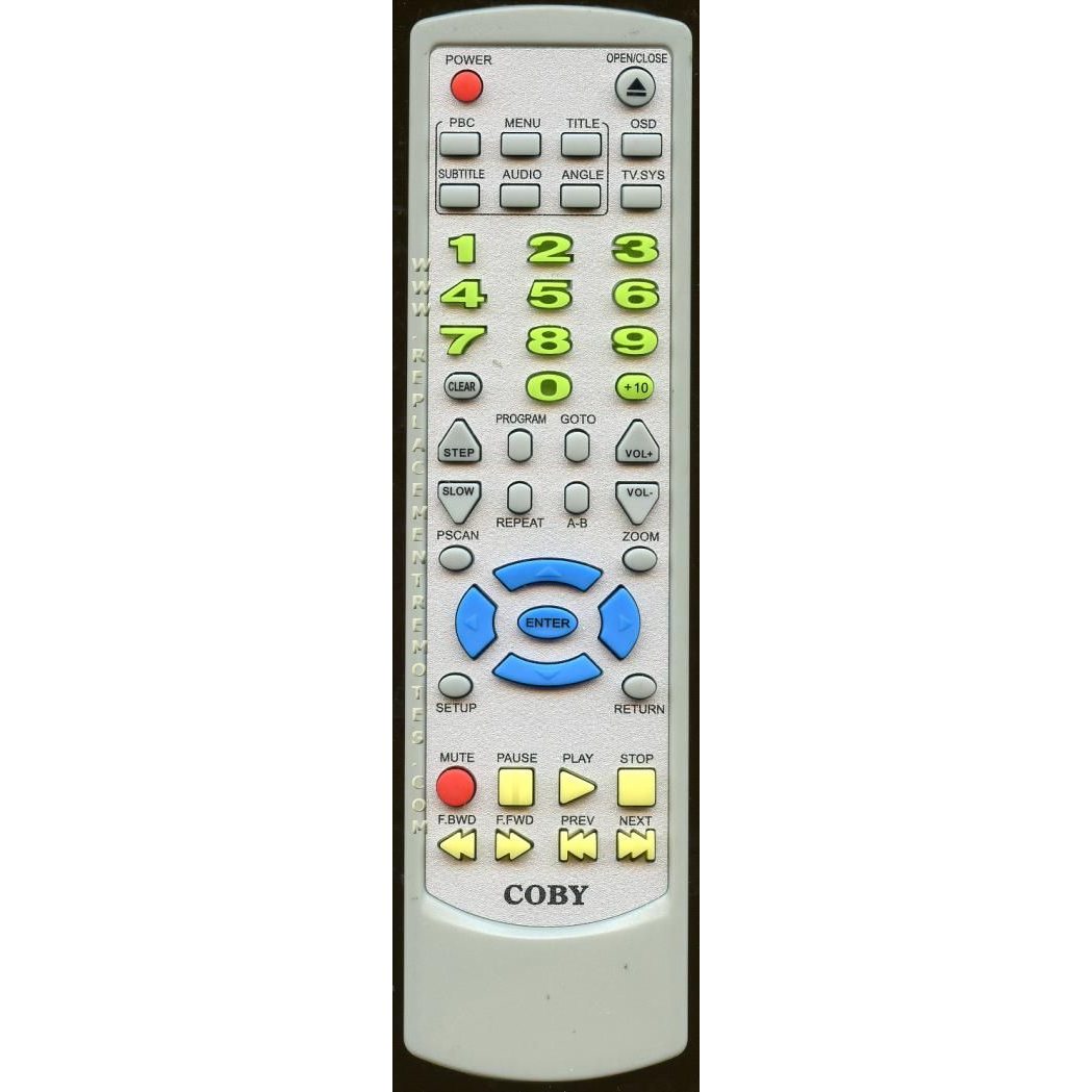 Coby RCNN96 DVD Remote Control