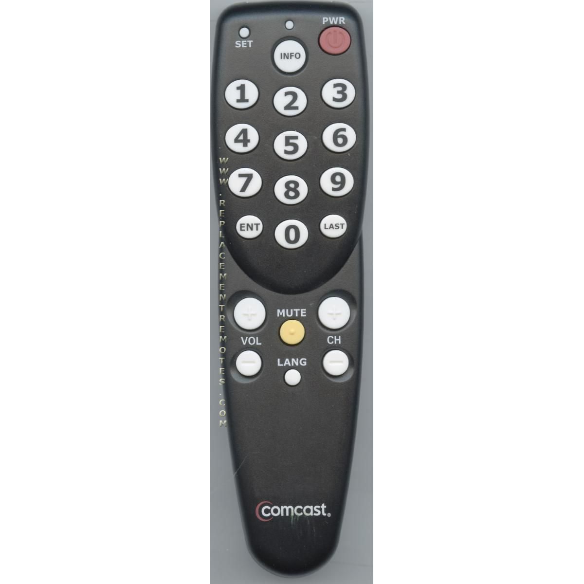 Comcast 3167BC0R Jumbo Digital TV Tuner Converter Remote Control