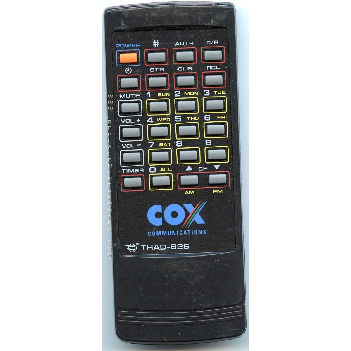 Cox THAD82S Satellite Remote Control