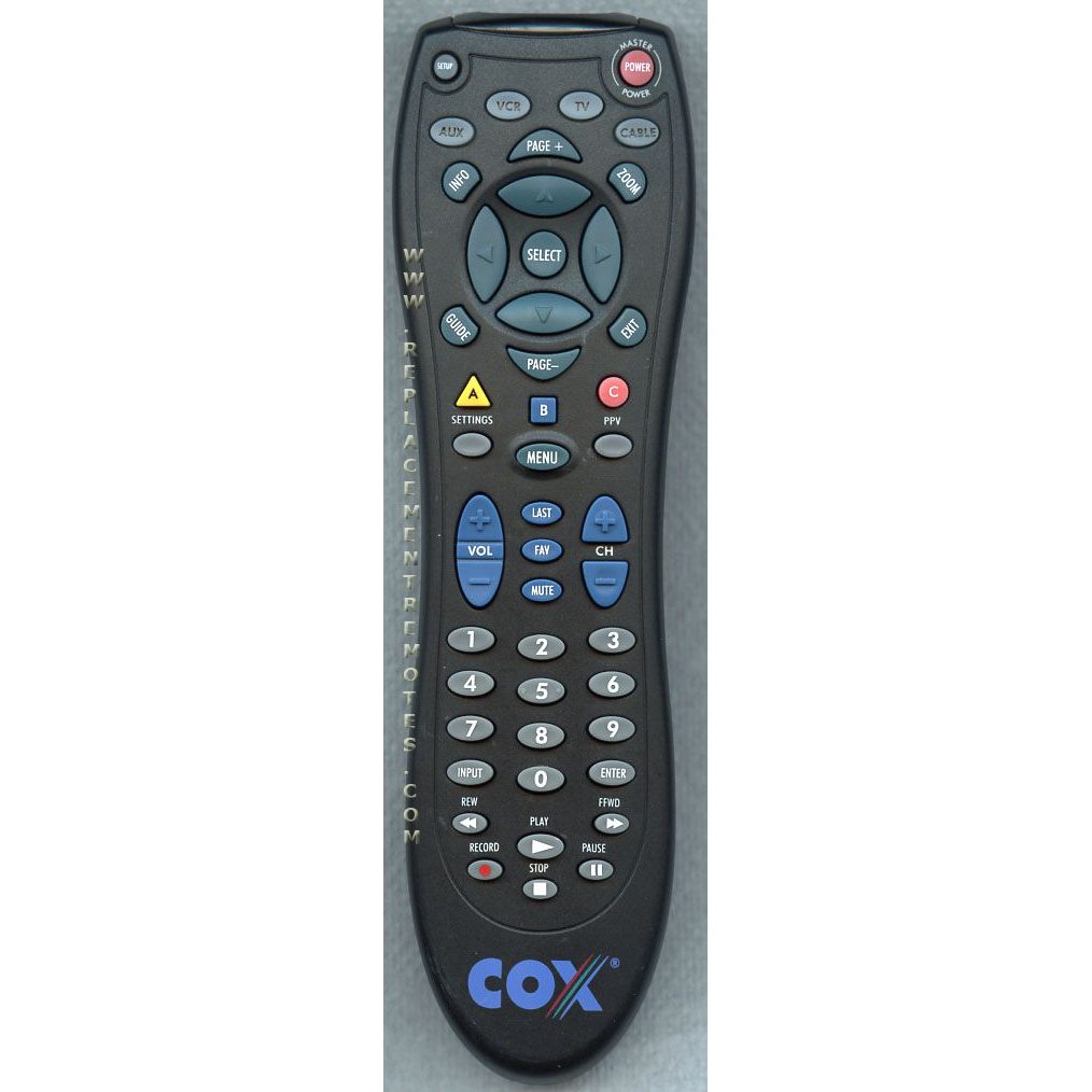 Cox URC7810AB02 Cable Remote Control