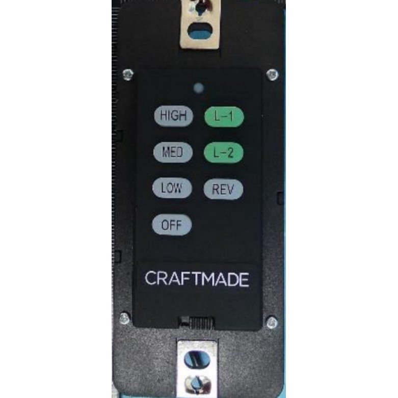 Craftmade UC7224T4 wired Ceiling Fan Remote Control