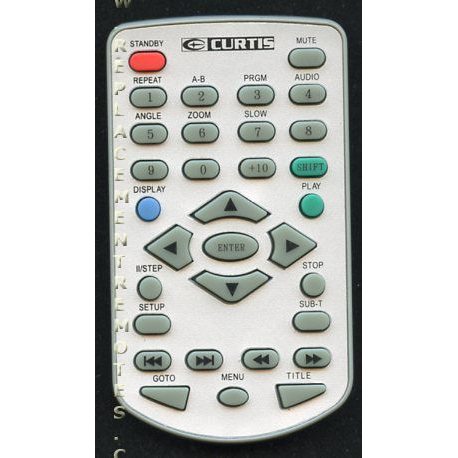 Curtis CUR002 DVD Remote Control