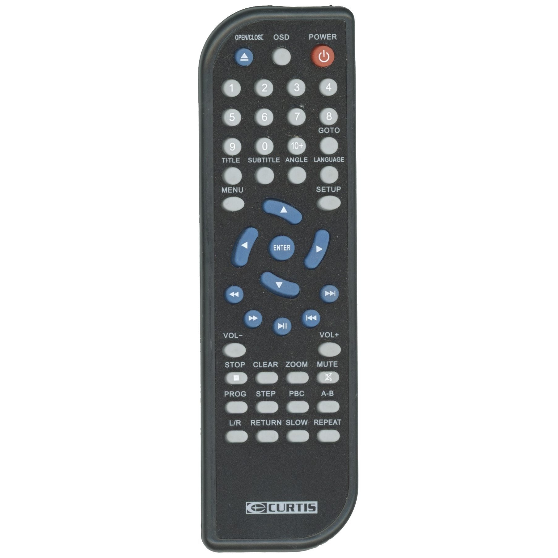 Curtis CURDV001 DVD Remote Control