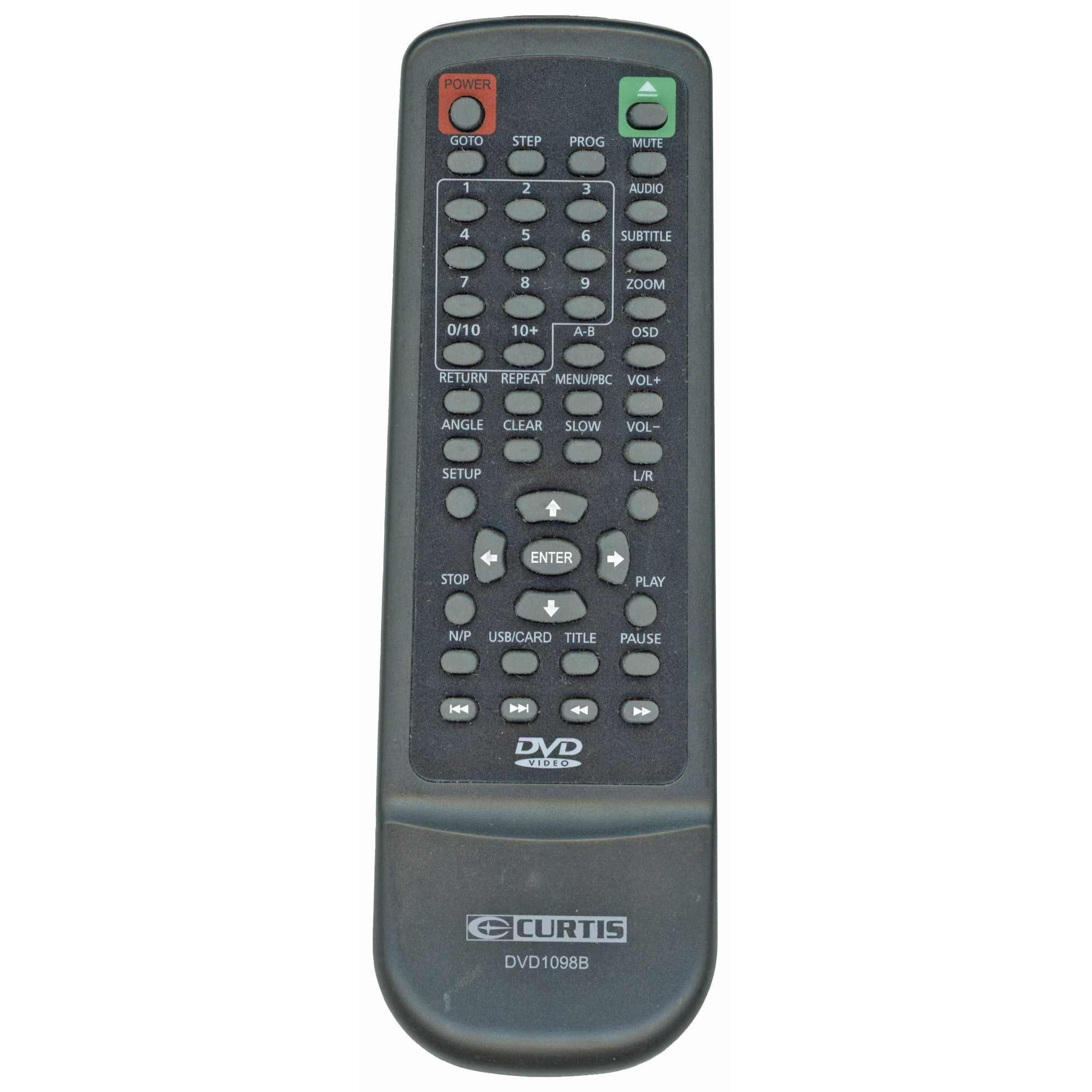 Curtis DVD1098Brem DVD Remote Control