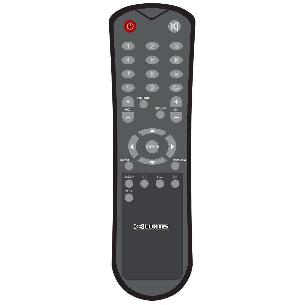 Curtis LCD1533rem TV Remote Control