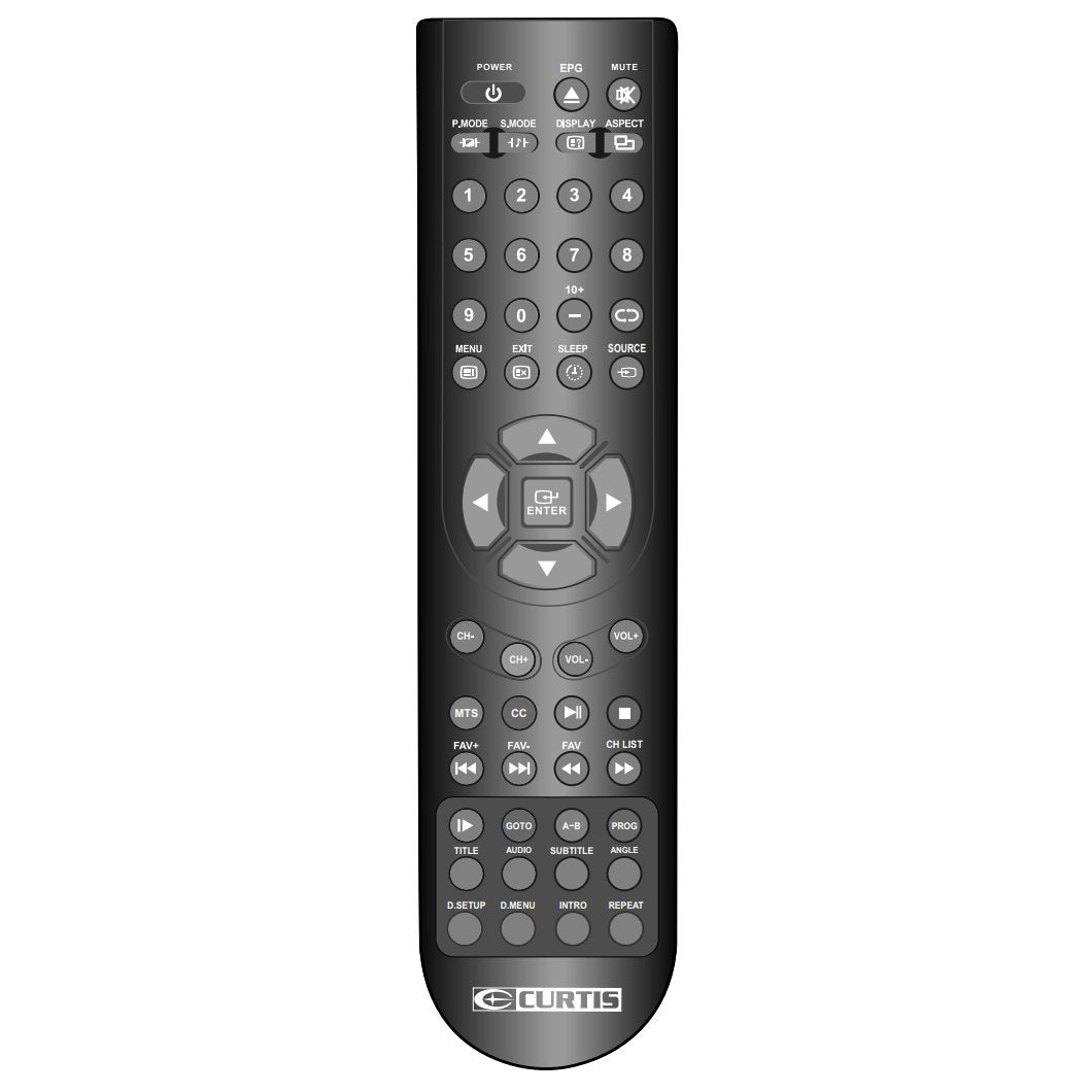 Curtis LCDVD199A-2rem TV/DVD Remote Control