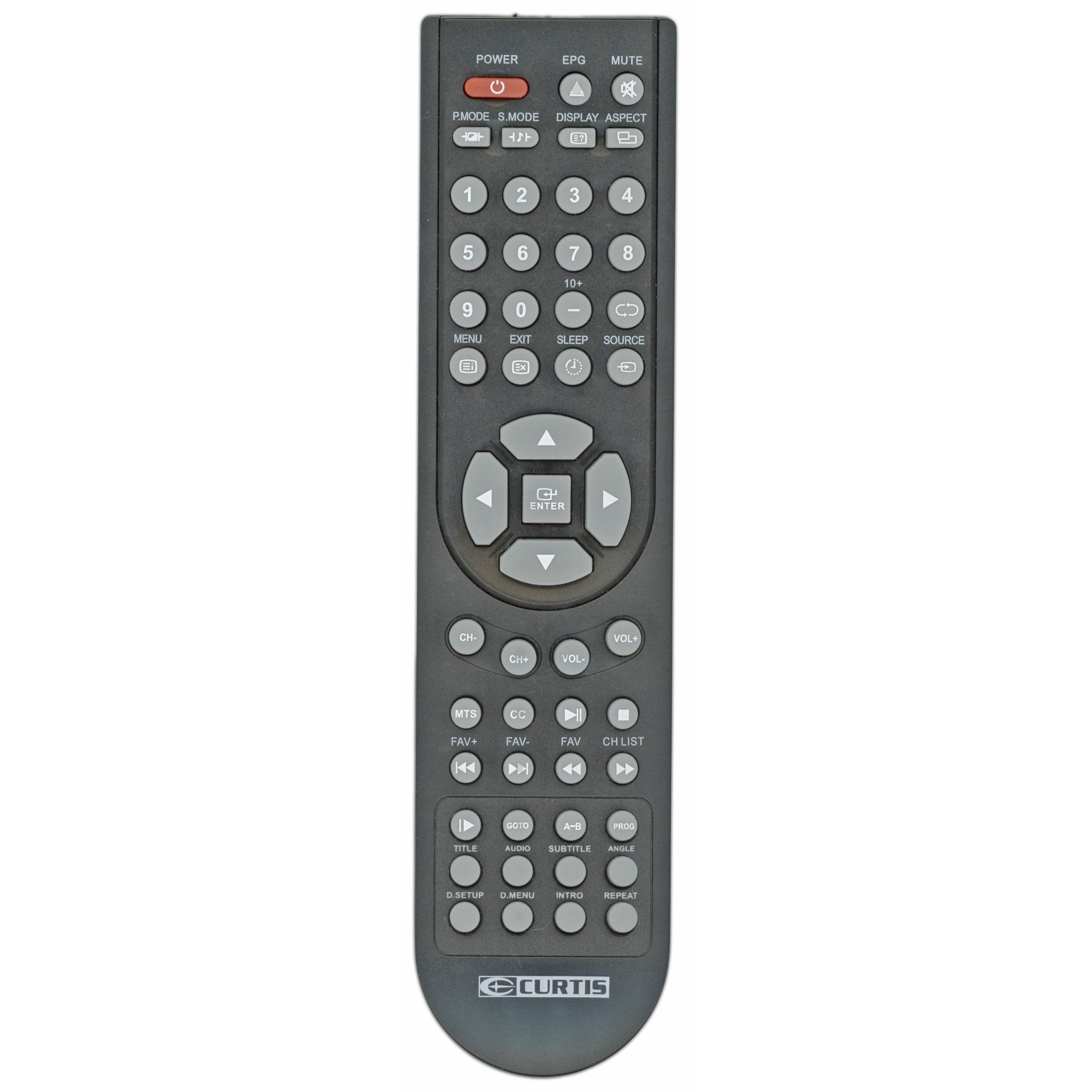 Curtis LEDVD1339A2REM TV/DVD Remote Control